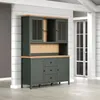 Stanton Vitrinenschrank grün. Produktbild-Vorschau 7