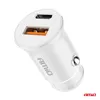 USB-A + USB-C 20W nabíječka do auta RYCHLÝ QC DESIGN Náhled obrázku produktu 2