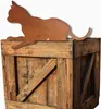 Metalldeko Figur Katze "Felix" | Gartendeko in Edelrost Produktbild-Vorschau 5
