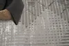 Tapis Crystal Moderne Gris clair Noir Salon 300 x 400 cm Voir les images du produit 3