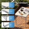 Skládací kempingový stůl Wiltec 80x60cm s bílou deskou z Náhled obrázku produktu 7