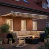“2026 Modern“ Gelb Manuelle Gelenkarmmarkise mit LEDs 3,5 x Produktbild-Vorschau 3