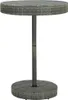 vidaXL Záhradný stôl Grey 75,5x106 cm Poly Rattan Náhľad obrázku produktu 4