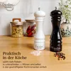 Creative Home Velký Dřevěný Mlýnek na Sůl a Pepř Černá a Náhled obrázku produktu 5