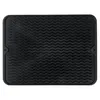 A black silicone dish drying mat with a wavy pattern. Produktbild-Vorschau