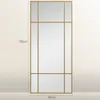 HOMCOM Wandspiegel 110 x 50 cm dekorativer Spiegel mit Produktbild-Vorschau 3