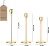 Bougeoir doré 34,5 cm – Bougeoir en métal – Décoration de Voir les images du produit 5