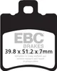 EBC Brakes Bremsbeläge Satz Bremsklötze für APRILIA Produktbild-Vorschau 7