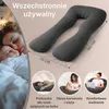 ELONEO Seitenschläferkissen mit Bezug, Stillkissen, Podgląd zdjęcia produktu 2