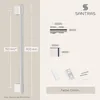 SANTRAS® Brausestange in Chrom - 100 cm Wandstange für Produktbild-Vorschau 5