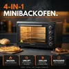 Sommertal Minibackofen 45L mit Drehspieß & Umluft, 2000W, Produktbild-Vorschau 3