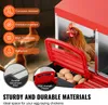 A chicken coop with a chicken inside and eggs in the collection tray, with feature callouts. Náhled obrázku produktu