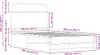 vidaXL Bettgestell ohne Matratze 100x200 cm Sonoma-Eiche Produktbild-Vorschau 8