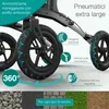 ELONEO Rollator pieghevole con sedile, rollator per esterni Anteprima dell’immagine prodotto 5