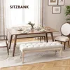 HOMCOM Polsterbank Sitzbank Truhenbank Schuhbank Vintage Produktbild-Vorschau 7