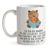 Mr. & Mrs. Panda Tasse Bären Buch - Weiß - Geschenk, Produktbild-Vorschau 3