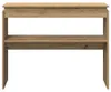 vidaXL Konzolový stôl Artisan dub 102x30x80 cm materiál na Náhľad obrázku produktu 4