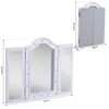 HOMCOM 16 x LED Kosmetikspiegel Schminkspiegel 180° Produktbild-Vorschau 3