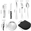 Campingbesteck Camping Outdoor Essbesteck Feldbesteck Produktbild-Vorschau 2