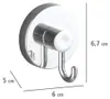 WENKO 2er Set Wand Haken Handtuch Halter Garderoben Bad Produktbild-Vorschau 7
