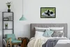 MuchoWow® Gerahmtes Poster Pandas - Gras - Stein 60x40 cm - Produktbild-Vorschau 6