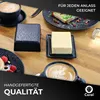 Coral - Butterdose Keramik in Schwarz für 250g Butter Produktbild-Vorschau 4