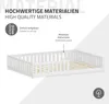 ML-Design detská posteľ 140x200 cm biela Podlahová posteľ Náhľad obrázku produktu 5