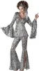 A woman is modeling a disco costume. Produktbild-Vorschau