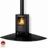 Glasplatte Viertelkreis – Glasbodenplatte Kamin Produktbild-Vorschau 1