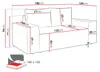 MIRJAN24 Schlafsofa Malaga Small mit Schlaffunktion und Produktbild-Vorschau 6