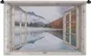 MuchoWow® Wandteppich Wandbehang Aussicht - Herbst - Wasser Produktbild-Vorschau 1