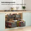 2-laags uittrekbare onderkast organizer zwart, 5 standen Productafbeelding-voorbeeld 6