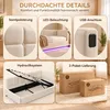 INONEFT, cama tapizada de 90 x 200 cm, cama juvenil con LED Vista previa de la imagen del producto 9