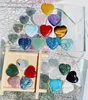 20 pezzi cristalli cuore gemme quarzo rosa ametista pietre Anteprima dell’immagine prodotto 4