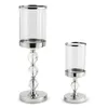 3x Porte-bougies, Cristal Porte-bougies en verre Set de 3 Voir les images du produit 3