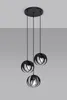 Lampa wisząca TULOS czarna 3xE27x15W metal wym:117x30x30cm Podgląd zdjęcia produktu 14