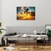 Bilder auf glas - Meer Strand Palme - 70x50cm - Glasbilder Produktbild-Vorschau 6