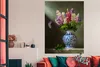 MuchoWow® Poster Stilleben - Vase - Blumen 120x180 cm - Produktbild-Vorschau 3