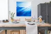 MuchoWow® Poster Ozean - Sonne - Blau 100x100 cm - Produktbild-Vorschau 3