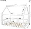 MODFU Dětská postel Kovová postel 140×200 s designem Náhled obrázku produktu 6