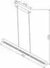 Lampa wisząca LED Cassie czarna 20W Neutralna biel 1600lm Podgląd zdjęcia produktu 2