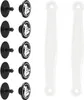 INF Correas de talón de PVC negro para zuecos - Vista previa de la imagen del producto 4