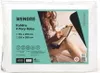 Packaging for a Wendre duvet with a woman reading in bed. Produktbild-Vorschau