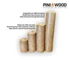 PINI bricchetti di legno duro 100% quercia 15 kg stufa Anteprima dell’immagine prodotto 3
