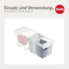 Hailo Inneneimer 1075969 mit Deckel 10 L 226x156x350 mm 2 Produktbild-Vorschau 4