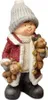 Figurka dekoracyjna chłopiec z misiami 42 cm Solis Decor Podgląd zdjęcia produktu 5