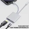 Kabeladapter, Lightning- und Typ-C-Doppelkabel auf HDMI, Produktbild-Vorschau 5