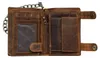GREENBURRY Geldbörse Vintage Wallet With Chain Brown Skull Produktbild-Vorschau 2