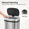 Five Stars® Mülleimer mit Sensor – 60 Liter – Abfalleimer Produktbild-Vorschau 6