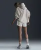 NIKE W NK ONE TF PO HOODIE POLAR Light Orewood Brown/Weiß M Produktbild-Vorschau 3